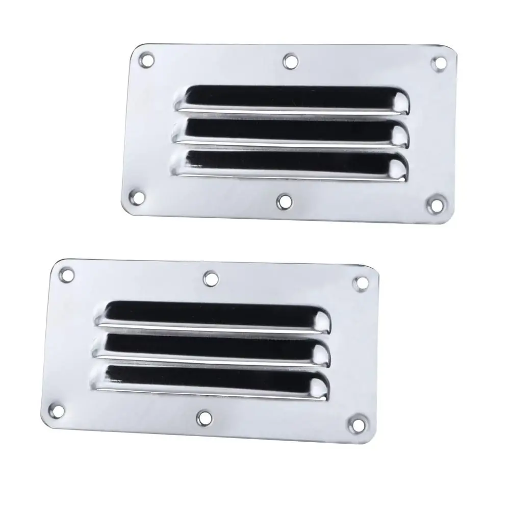 

New Stainless Steel Air Vent White Mirror Polishing Ventilation Grill Cover Yacht Hardware Accessories