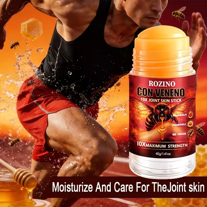 1Pcs/2Pcs/3Pcs 10X Bee Venom Joint Care Dual Cream, Super 5-Minute Joint Care Cream, 98% Maximum Strength for Soothing, Moisturizing, Cooling, and Calming, 24-Hour Warmth and Comfort, Suitable for the Elderly and Athletes