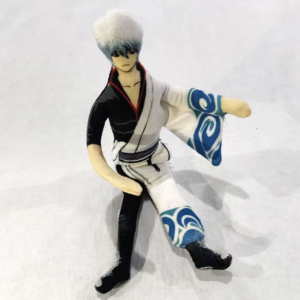 Anime Gintama Sakata Gintoki Kagura Cosplay Schlüsselbund Baumwolle Puppe Schlanke Twistable Form Raum Dekoration Festival Geschenk
