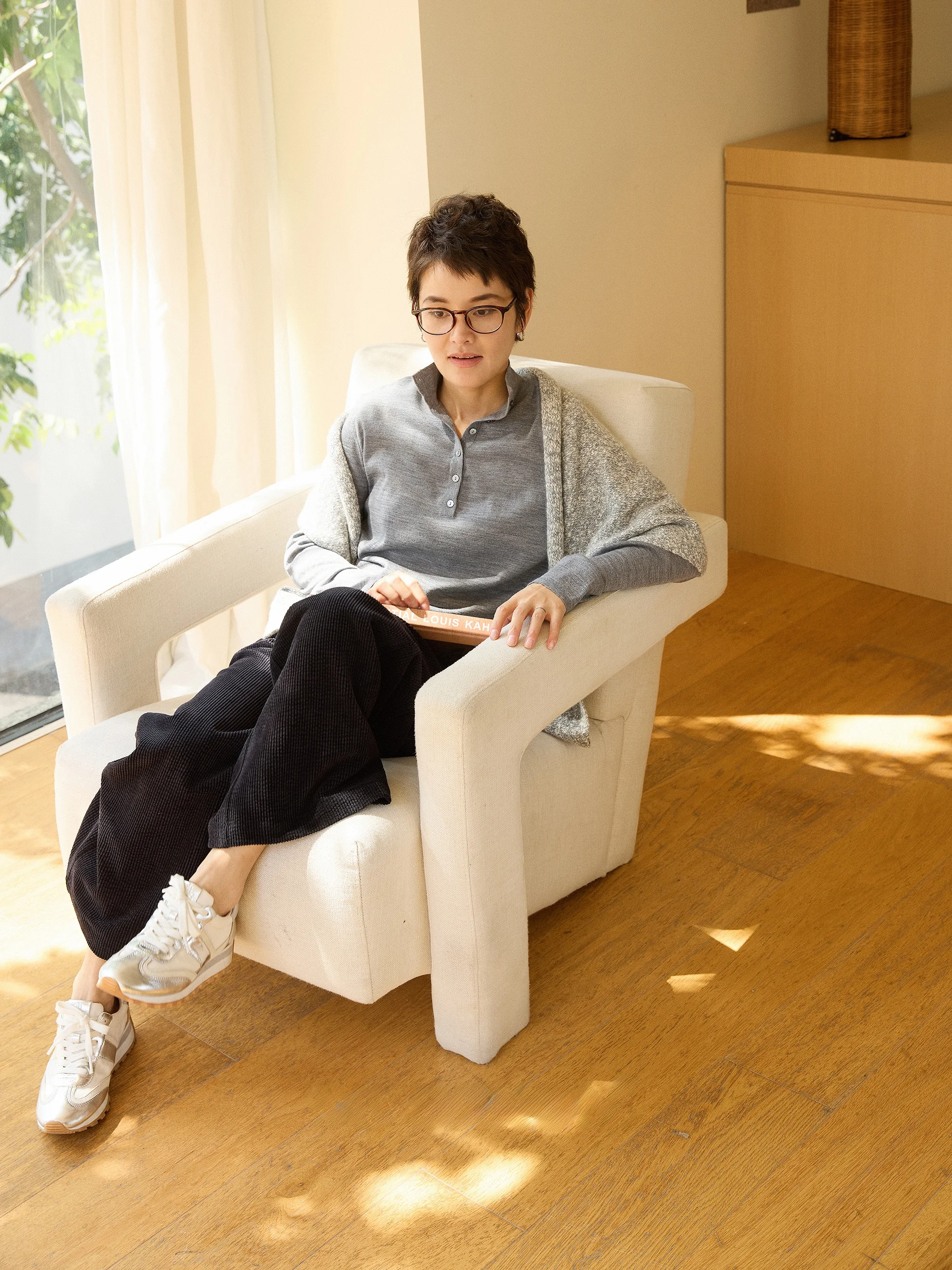 

MsDidion Casual Sle Woolen Base irt Small Stand Collar Waist Side Gathered Slimming Coarse Wool Knitted Top for Women