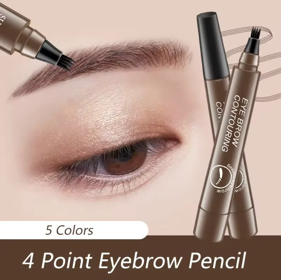 

High Quality Eyebrow Makeup Pencil Eyebrows Pen Eyebrow Tattoo Waterproof Liquid Black Eye Brow Makeup Pencil Microblading