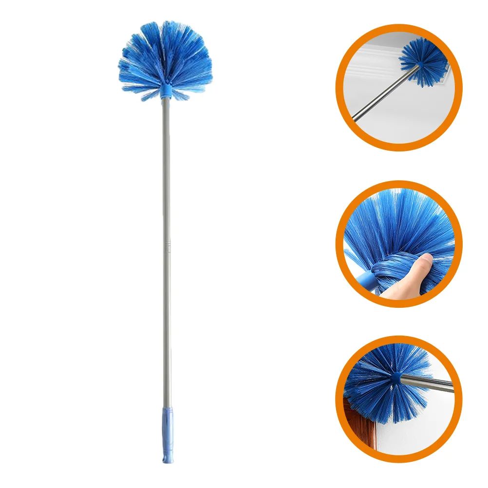 Extended Duster Dusting Wand Ceiling Fan Brush Cleaner Extendable Wall Outdoor Spider Web Cobweb Remover