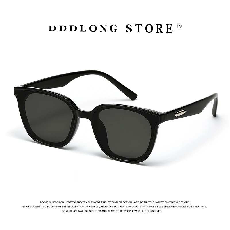 

DDDLONG Retro Fashion Square Sunglasses Women For Men Sun Glasses Classic Vintage UV400 Outdoor Oculos De Sol D123