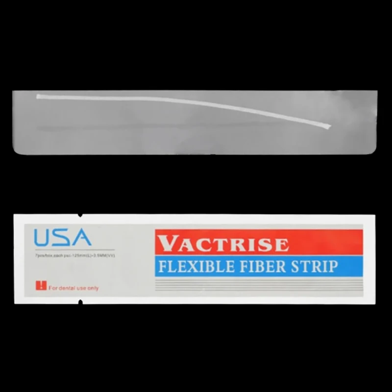 1/2/5Pcs Dental Material Flexible Fiber Strip Glass Splint Loose Tooth Fixation Strips Light Cure Bonding Orthodontic Retainers