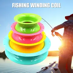 Fishing Gear Trace Wire Protable Handle Wheel Winding Line Board Large Wire Plate Fishing Winding Coil
