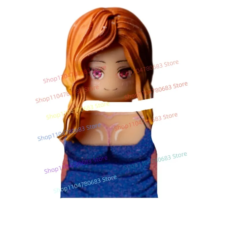 قطع بناء MOC، شخصية صغيرة لفتاة ترتدي بيجاما، إكسسوارات، لعبة عصرية، تمثال، هواية، قطعة للجمع، هدية، مجموعة للعرض، نموذج للتجميع