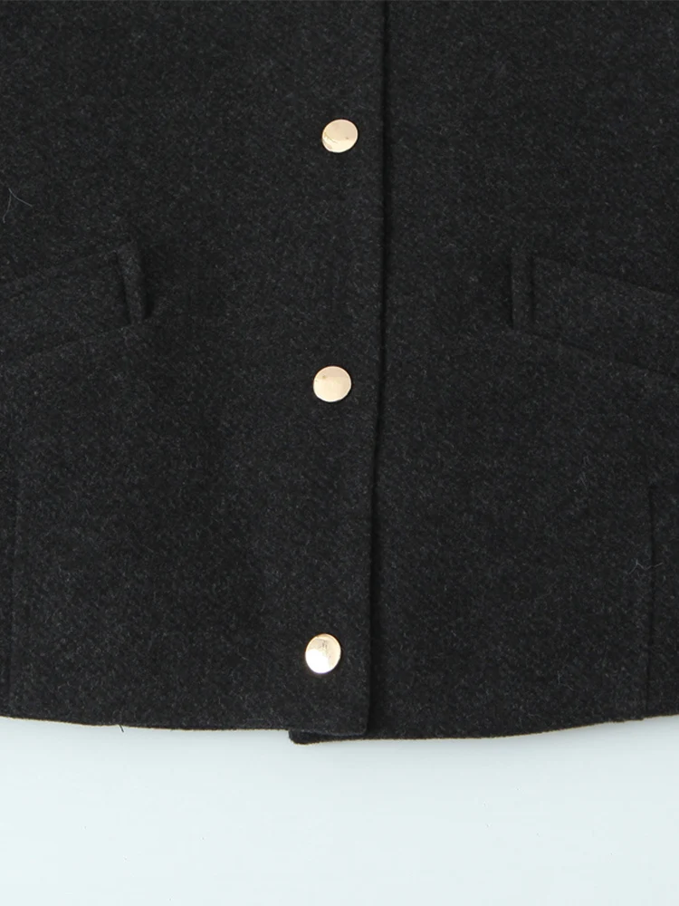 Veste de pilote douce pour femmes, style européen et américain, tempérament simple, ourlet élastique, nouvelle collection automne 2025