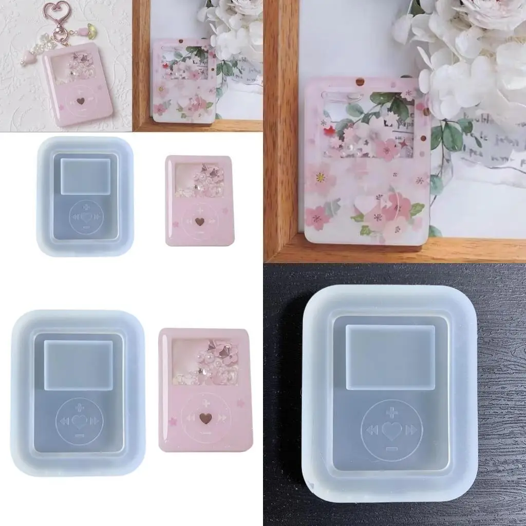 

Resin Shaker Mold Silicone Casting Molds Epoxy Mold for Pendant Charms