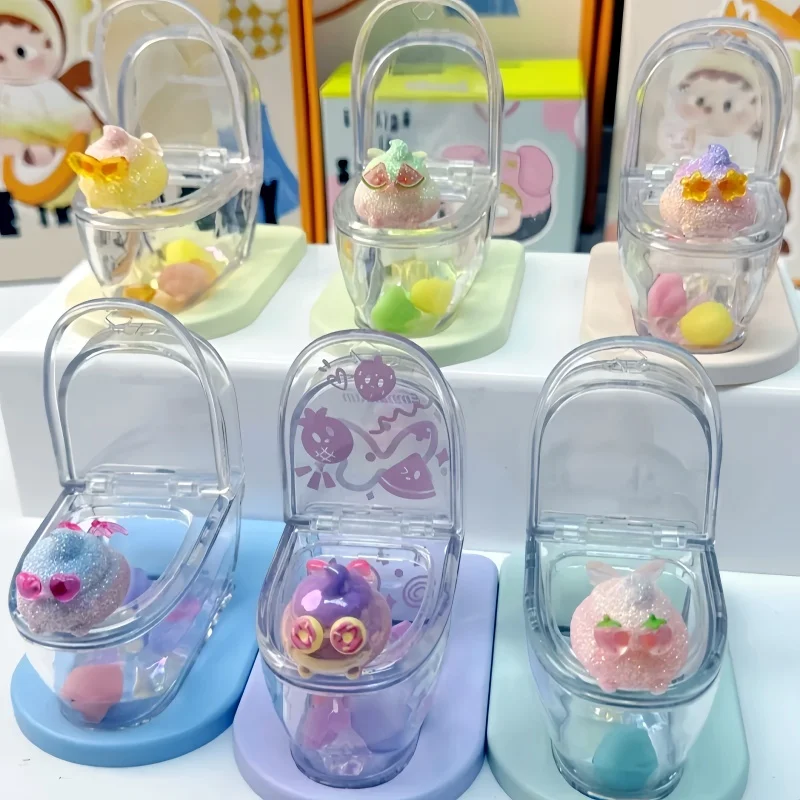 

Emmmkun Toilet Stand Series 3 Blind Box Mystery Box Mini Figurine Cute Toy Collection Anime Figures Desk Ornament Surprise Gift