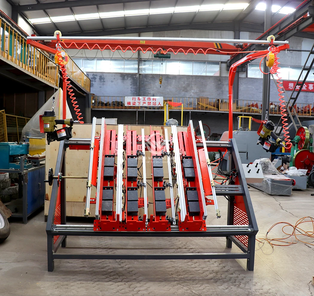 Automatic Wood Pallet Nailing Machine Pallet Production Line Wood Stringer Pallet Making Machine