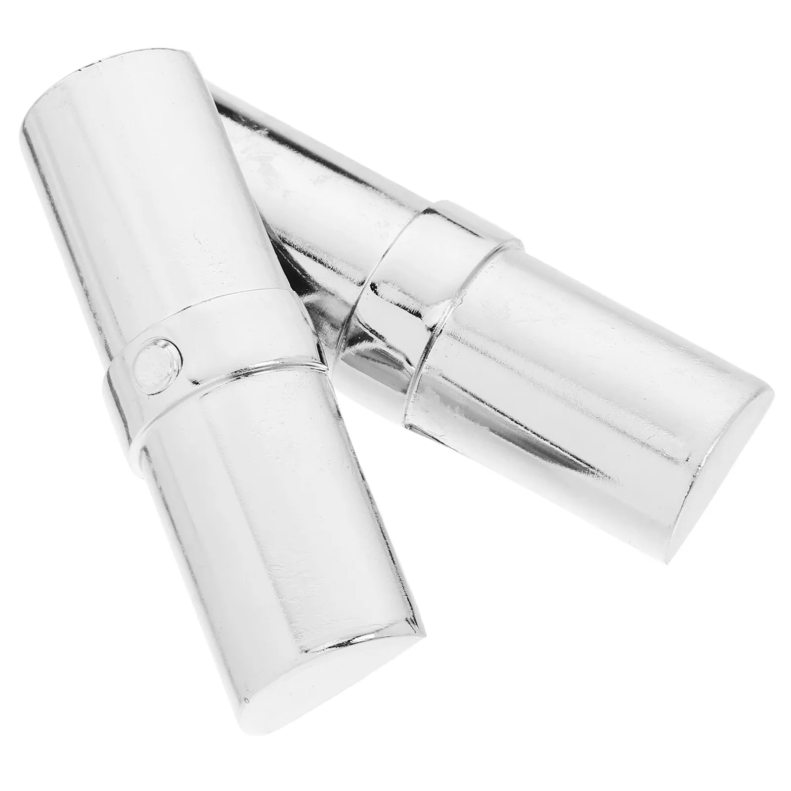 Heavy-Duty Round Tube Joint Connector for Shelf Assembly Clothes Rods Stainless Aluminium Alloy Tube Fitting Dryer Vent Hose