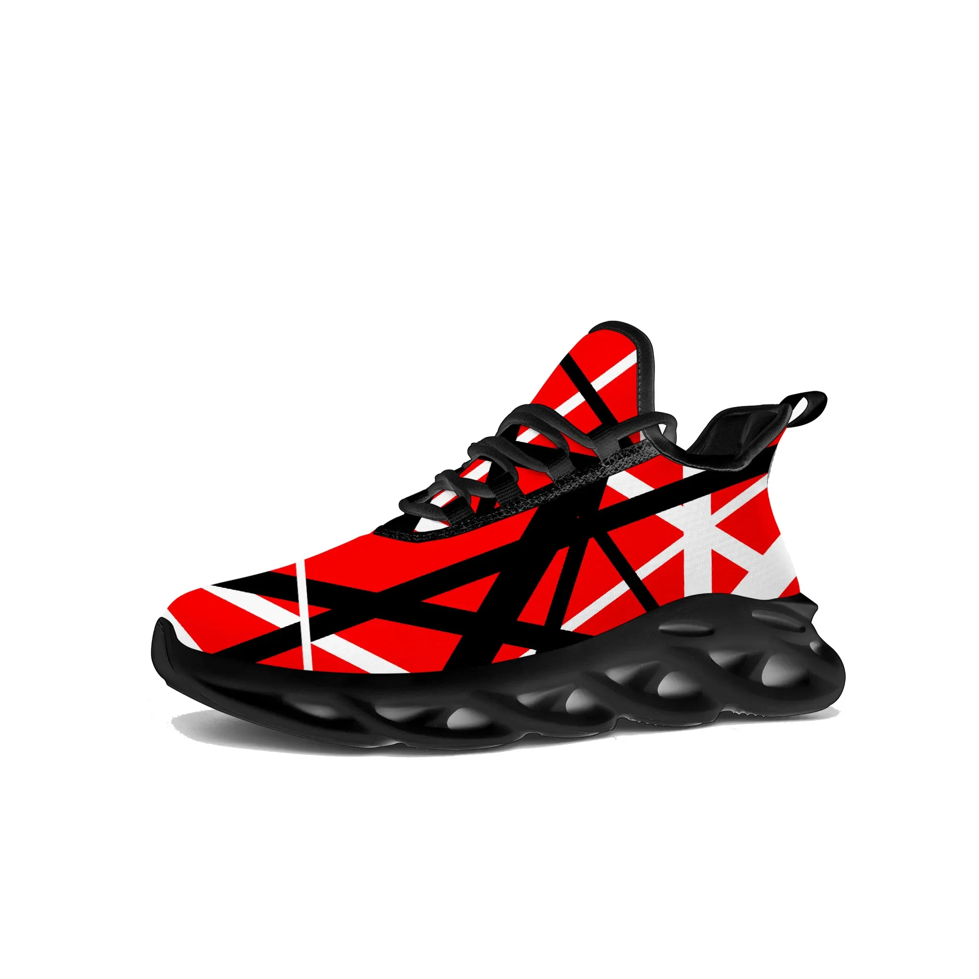 

Кроссовки на плоской подошве с рок-группой Van Halen 5150, мужские и женские спортивные кроссовки для бега, сетчатая обувь на шнуровке, обувь на заказ