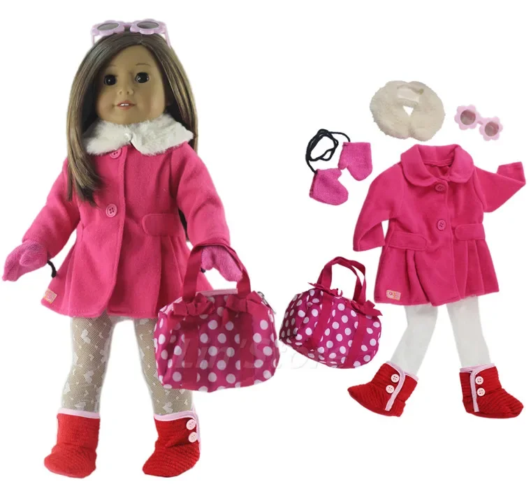 

Hot Sell Fashion Doll Clothes Casual Wear Outfit for 18 inch American Doll Many Style for Choice B07