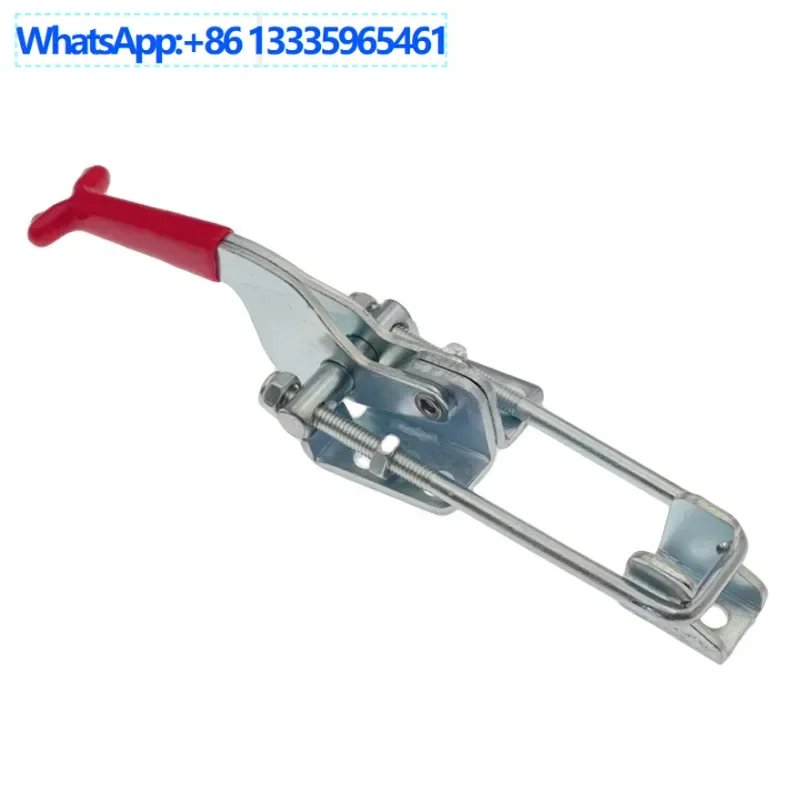 

10PCS Trailer RV Manual Quick Push-Pull Clamp 431 Adjustable Hasp Lock Clamp Box Buckle Door Bolt Quick Clamp