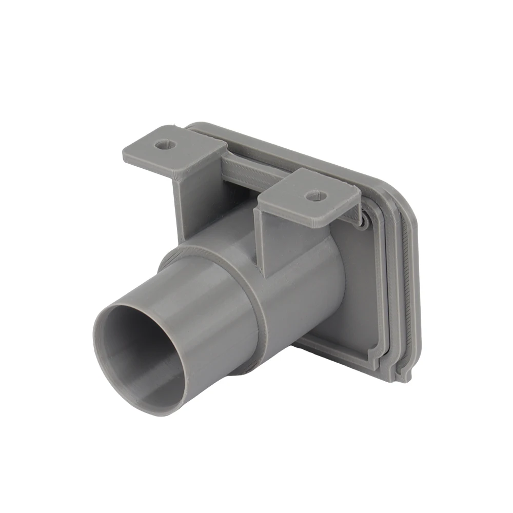 2x28mm RV 폐수 배출구 소켓 28mm 컨볼루트 호스와 호환 카라반 모터홈용 외부 폐수 부품