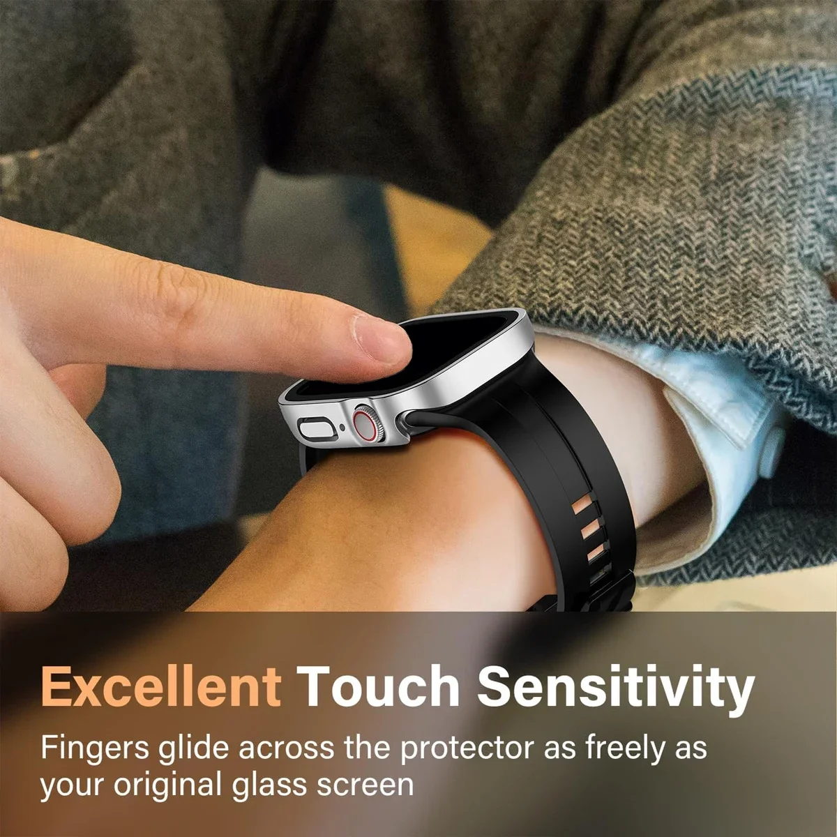 Metal Full Coverage Waterproof Aluminum Alloy Case for Apple Watch Ultra 2 49mm 46mm 45mm 44mm 42mm Iwatch Series 10 9 8 7 6 SE