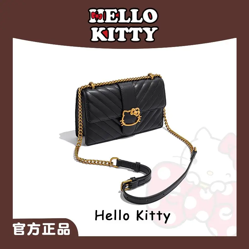 New HelloKitty Crossbody Bags Sanrio Anime Women\'s Bag High-end Shoulder Bags Women\'s Crossbody Small Square Bag Birthday Gifts