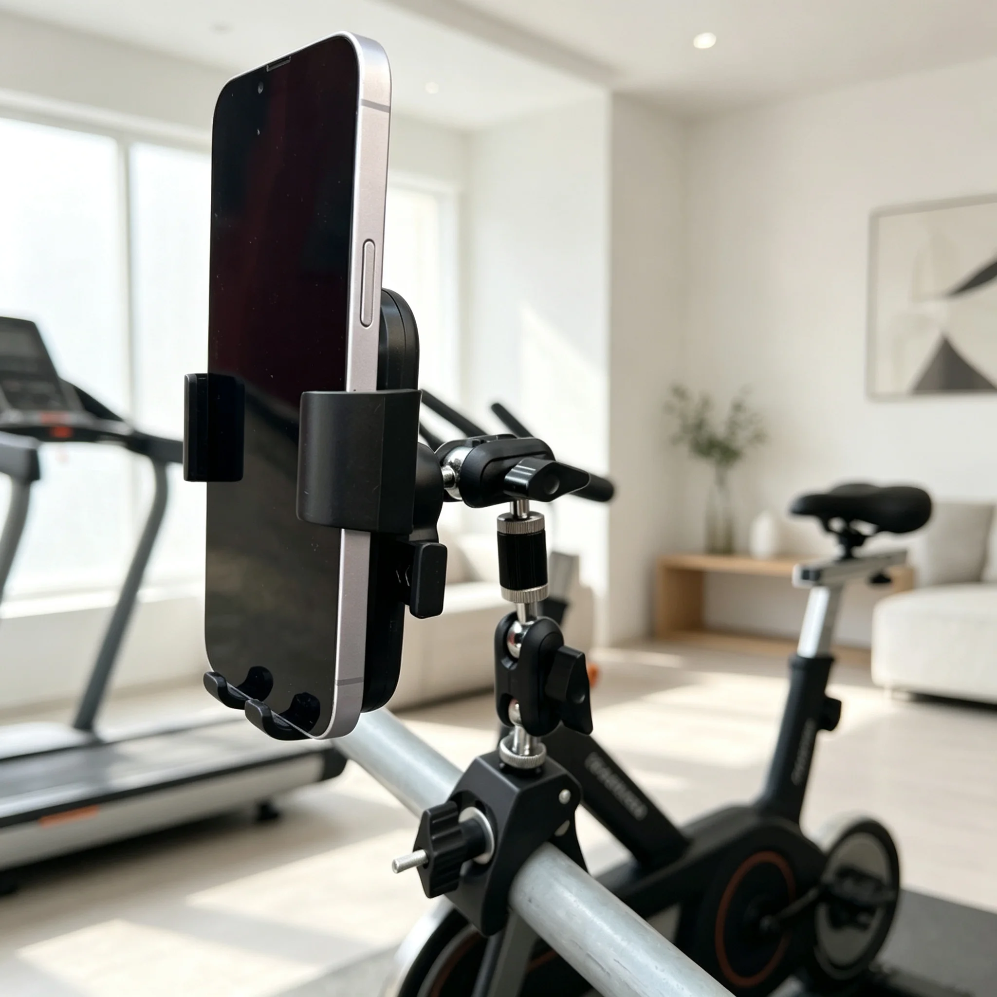 Universal Shockproof 360 Rotating Phone Clip Holder for Bicycle Excavator Steering Wheel Automobile Navigation Parts