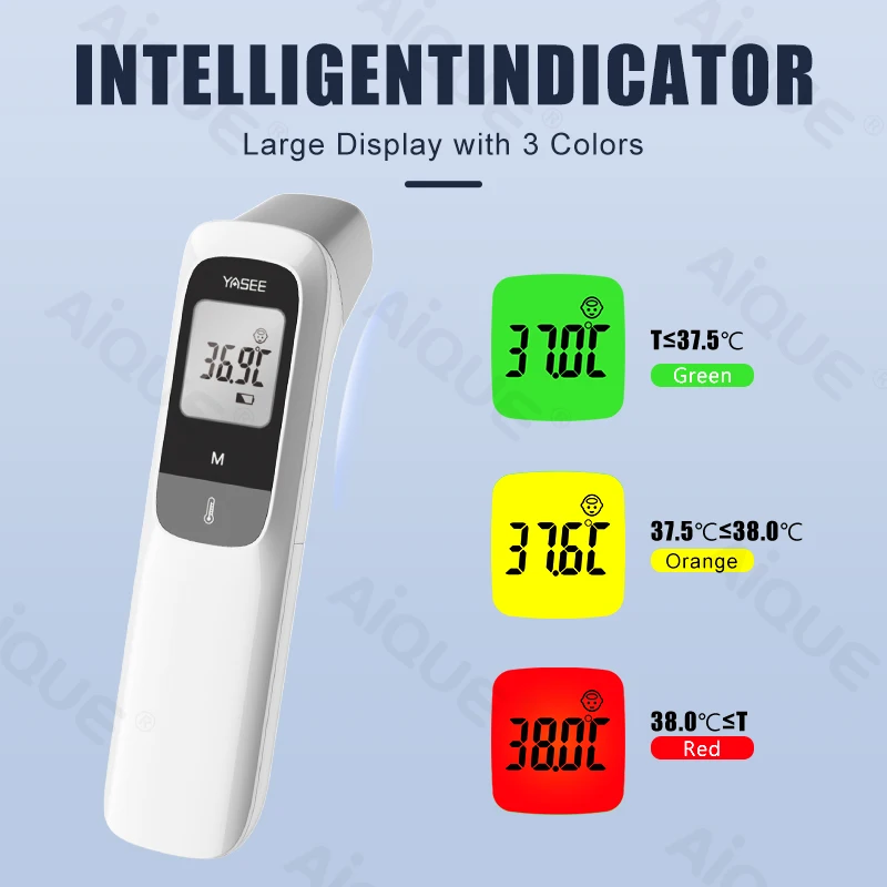 Backlit Medical Temperature Infrared Non-contact Thermometer Forehead Digital Thermomete LCD Display Fever Measure Baby Adult