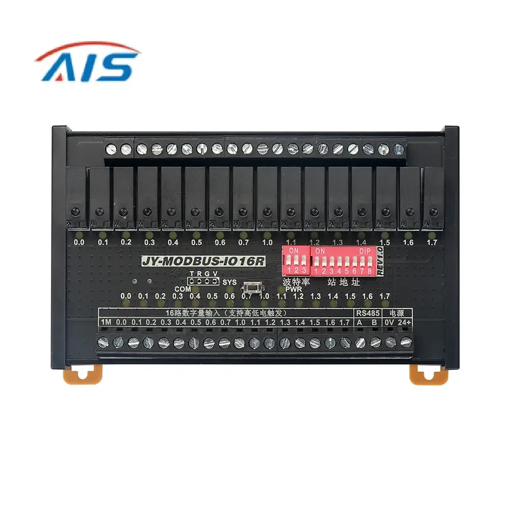 Simple Version JY-MODBUS-2AI 8AI 4AI 4AO 8AO RTU Output Convert Analog Acquisition 16 Input Digital Relay