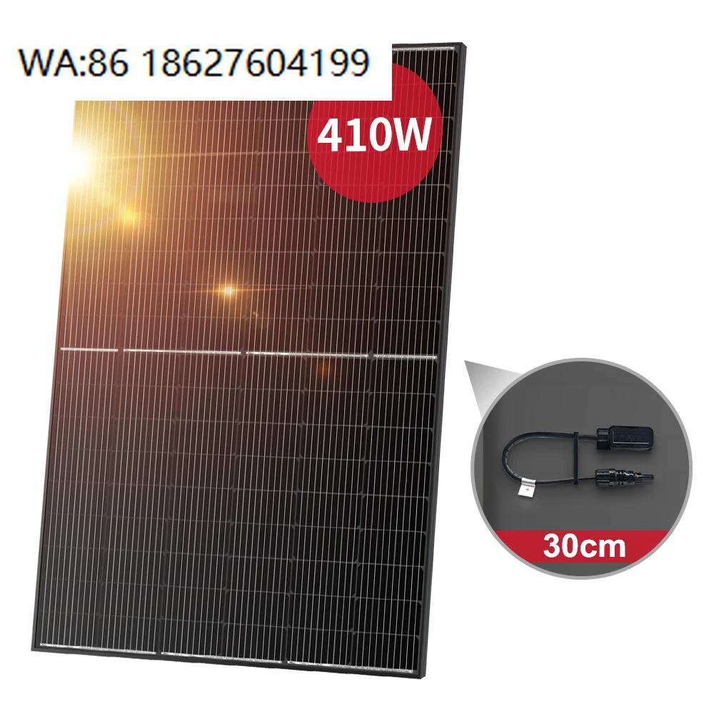 Plug and Play 400W On-Grid Balcony Solar System Monocrystalline Half Cell PV Panel Home Balcony Power Generation Kit