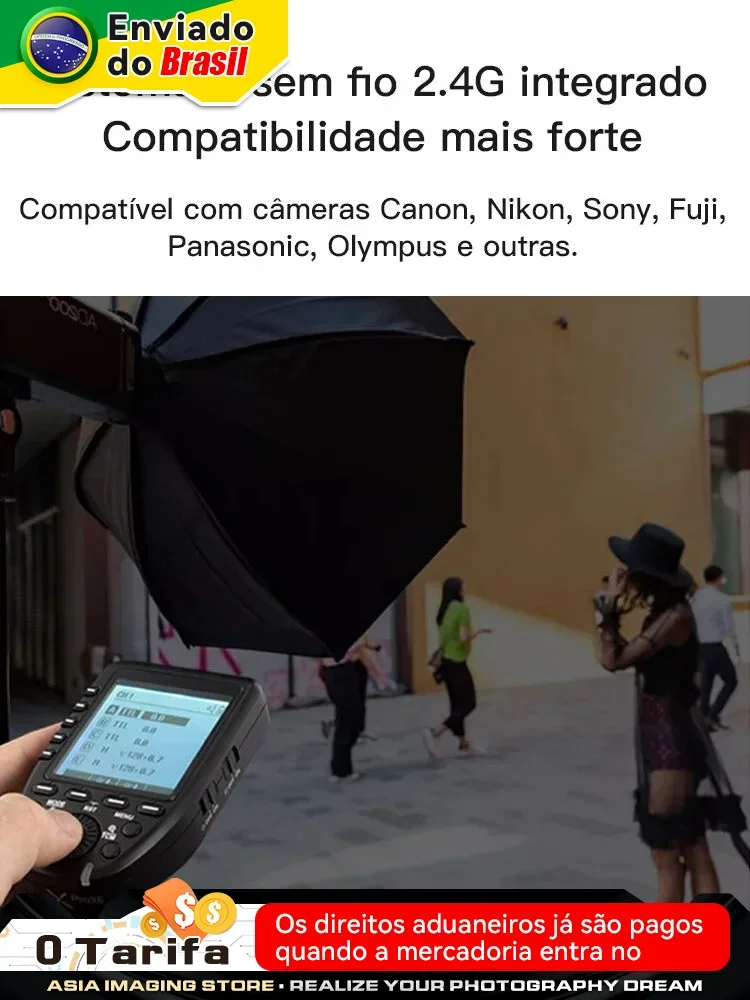 Godox AD200Pro II AD200 PROII كاميرا خارجية جيب ضوء فلاش TTL HSS 2.4G لـ DSLR بدون مرآة سوني كانون نيكون