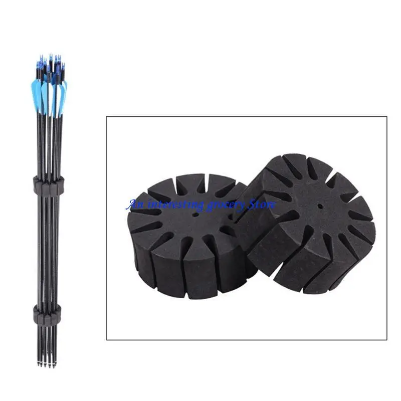652D 5Pcs Pfeil Rack Runde Pfeil Halter Pfeil Separatoren Halter Pfeil Rack Separatoren EVA Halter Jagd Bogenschießen Outdoor – Detail 4