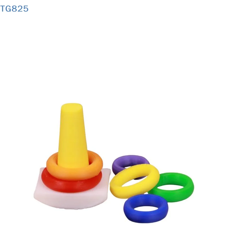 【AN】2 Sets Dollhouse Early Learning Rainbow Stacking Toys Puzzle Development Intelligence Rainbow Tower Baby Toy Gift Stack Ring