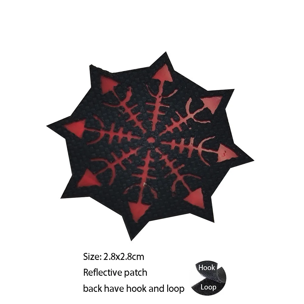 New Desing Laser-cut CP Camo Fighter Viking Compass Magic Badge Mini Military Morale Badge Tactical Pack with Badge