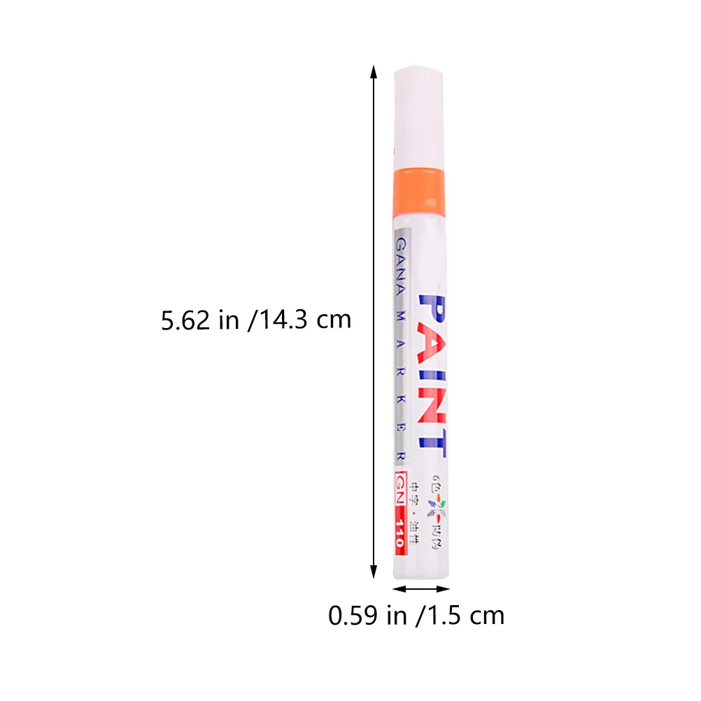 6Pcs Waterproof Paint Pens Fast Dry Permanent Markers for Car Scratch Repair Home Decoration Art Craft Use Paint Pens