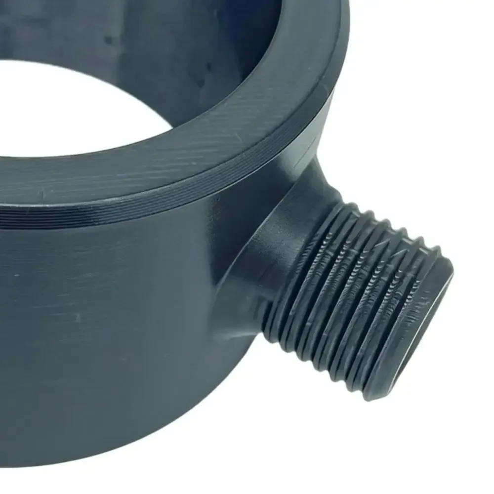 High Pressure Men Shower Nozzle 360-Degree Ring Circular Flushing Spiral Nozzle Shower Head Powerful Supercharging