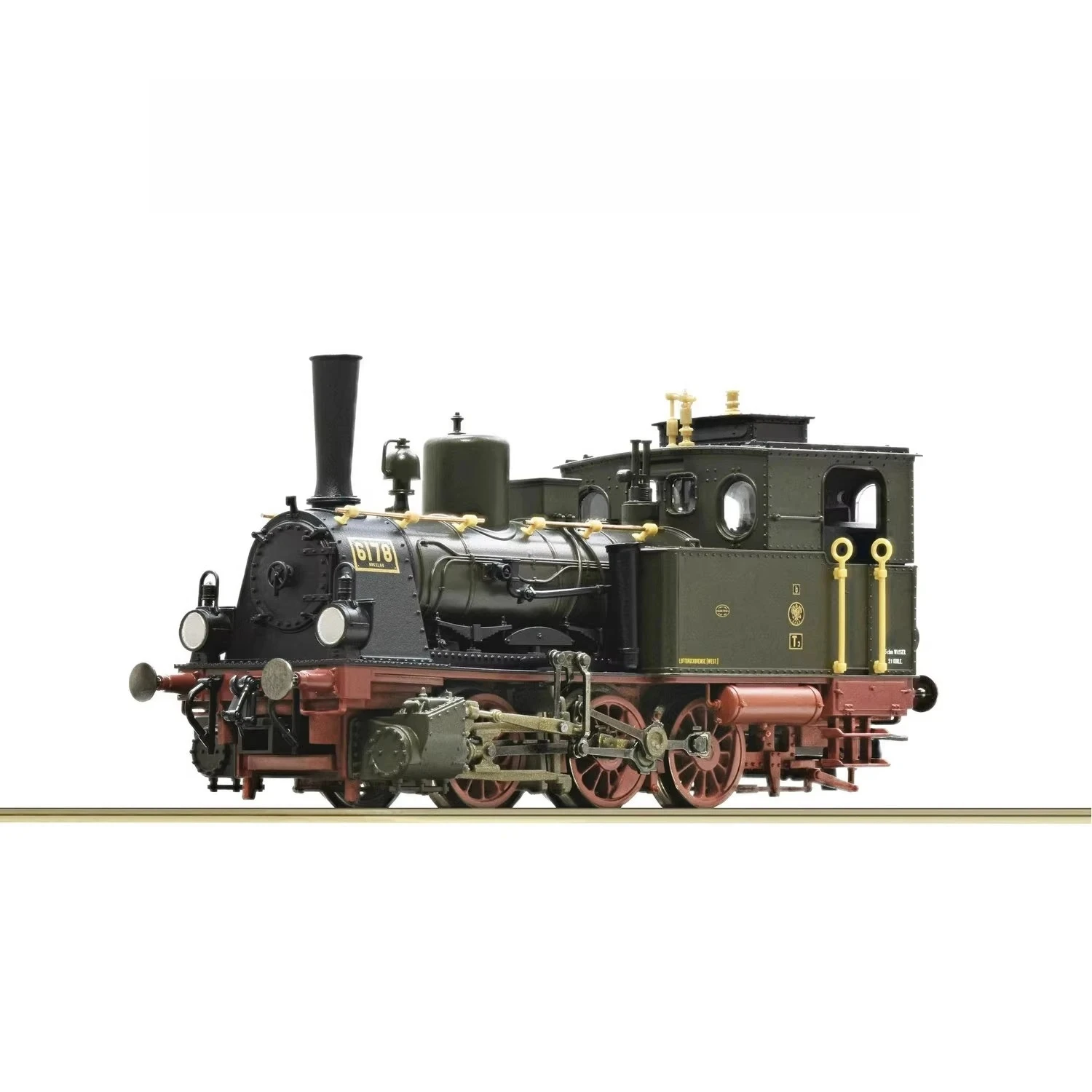 

ROCO HO Scale 1/87 Toy Train T3 Steam Locomotive 70036 KPEV Prussian Generation Digital Sound Train Model Boys Gift