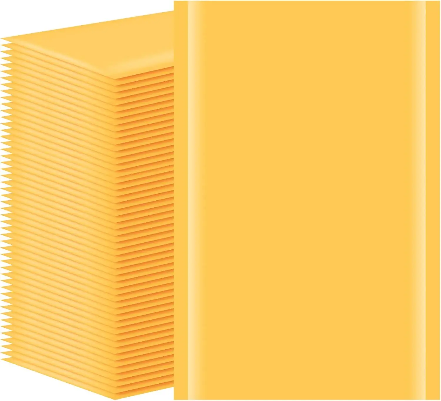 

50 Pack Kraft Bubble Mailers 5x7" Waterproof Self-Seal Padded Envelopes for Shipping