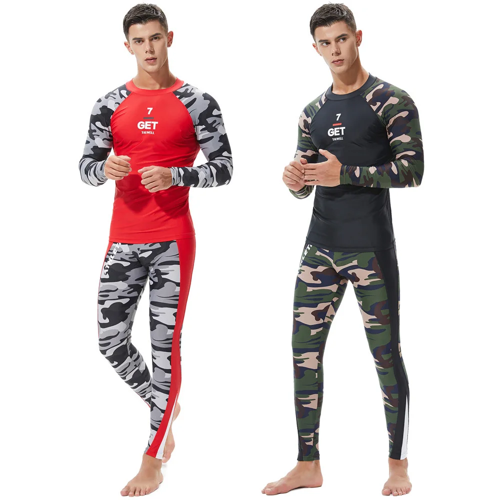 

Men GYM Suit Fitness Compression Running Hiking Skiing Tight Sets Male Quick Dry Workout Exercise Sport Pant+Shirt tracksuit 56