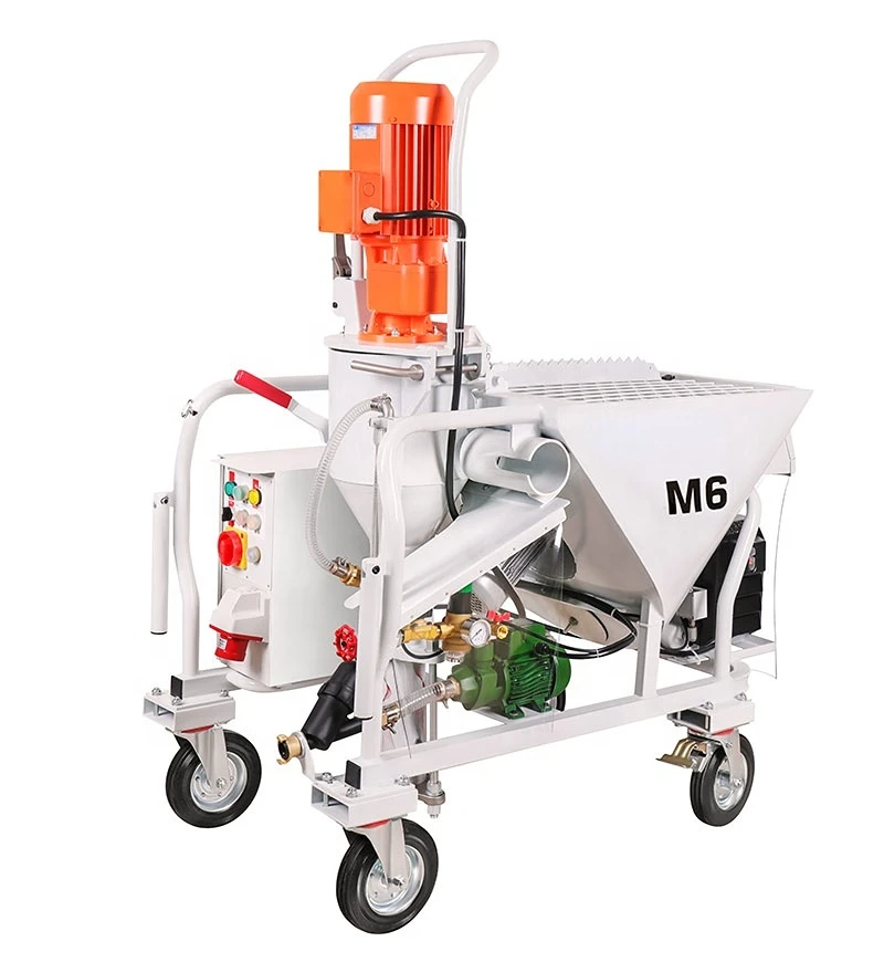 Yugong M6 High Pressure Airless Cement Plaster Putty Concrete Mortar Spraying Machine/ Gypsum Plaster Machine