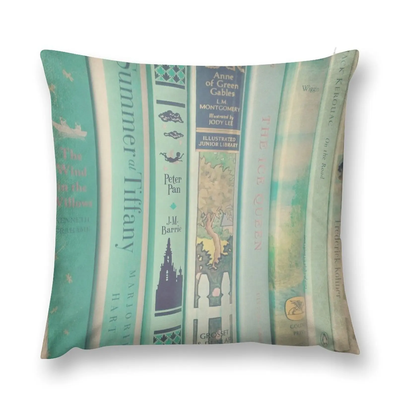 

Mint Books Throw Pillow Christmas Cushion For Home Pillowcase pillow