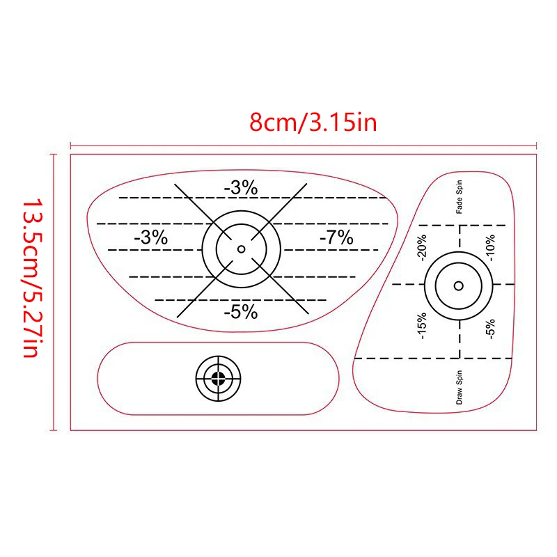

New 10 Sheets Golf Club Impact Tape Labels Stickers For Driver Woods Irons Putter Hitting Recorder Training Aids Swing Practice