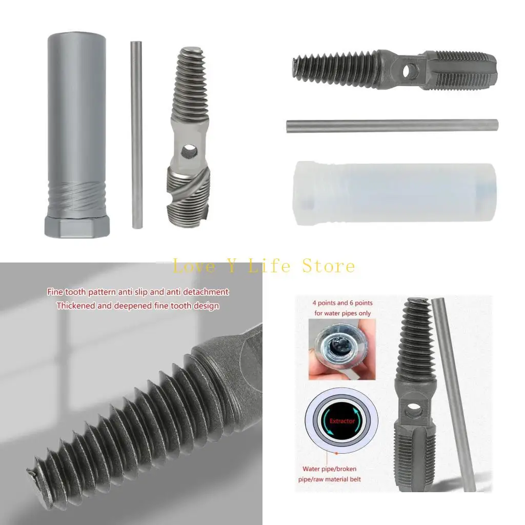 

L74C Easy and Practical Water Pipe Screw Removal Tool Suitable for 1/2" and 3/4" Pipes