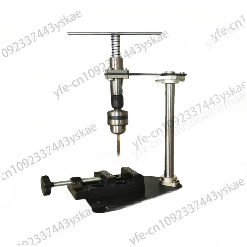 

Manual Vertical Tapping Machine Tapping Teeth Small Hand Adjustable Tap Wrench Table Winch Lengthened Ratchet Swing Probe Arm