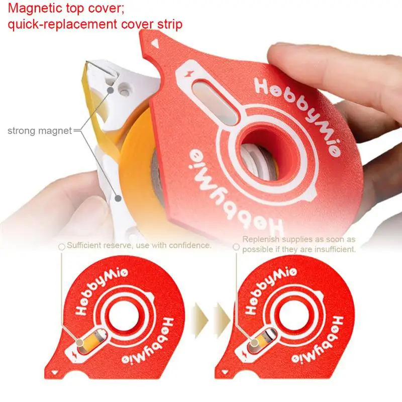 

Коробка для хранения малярной ленты/диспенсеры-резаки для ленты, идеально подходящие для точного нанесения и малярных работ, резак для малярной ленты для моделей