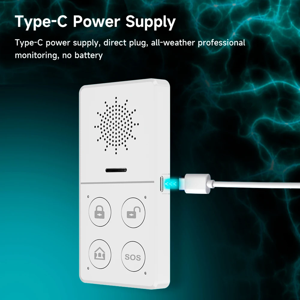 Imagem -06 - Tuya-sistema de Alarme Inteligente para Casa Segurança contra Roubo Compatível com Alexa e Google Home Sensor 433mhz