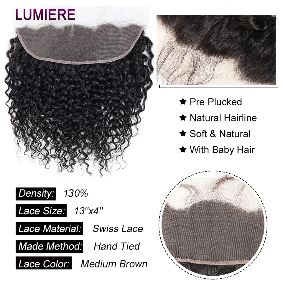 Deep Water Curly Wave Real HD 5x5 Lace Closue Frontal Only Skinlike Swiss Only Loose Deep Wave Human Hair Pre Plucked Hairline