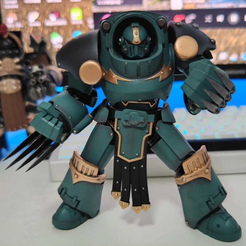 حقيقية Joytoy Warhammer 40k 1/18 عمل أرقام 14.2 سنتيمتر أبناء حورس Tartaros المنهي فرقة جمع نموذج لعب الاطفال الهدايا