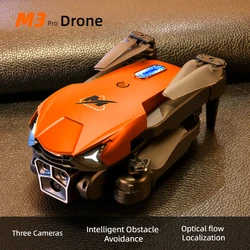 M3 PRO Drone 8K Optical Flow Three Cameras Obstacle Avoidance Brushless Motor Aerial Photography Aerocraft Remote Control Toys