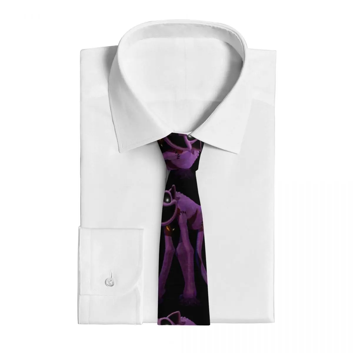 CATNAP Monster Necktie for Men Silk Polyester 8 cm Neck Ties Party Suits Tie Classic Gravatas