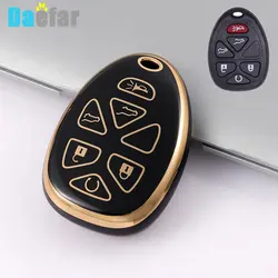 TPU Car Key Case Cover for Chevrolet Suburban Gmc Yukon 2010 Tahoe 2007 Traverse XL for Cadillac Escalade Accessories Keychain