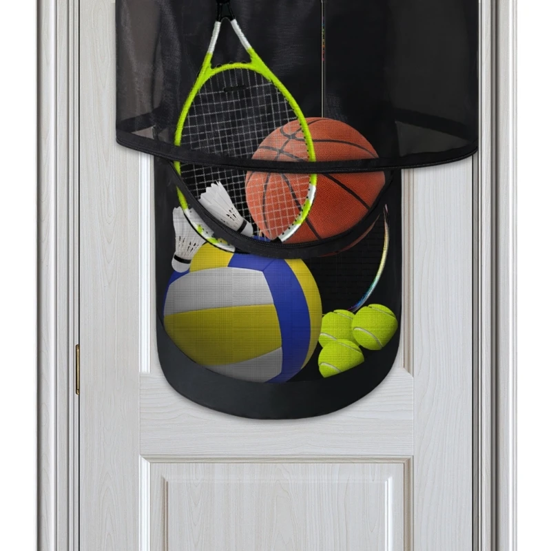 

Basketball Hanging Bag Over the Door Garage Hanging Sports Equipment Ball Hanging Storage DropShipping