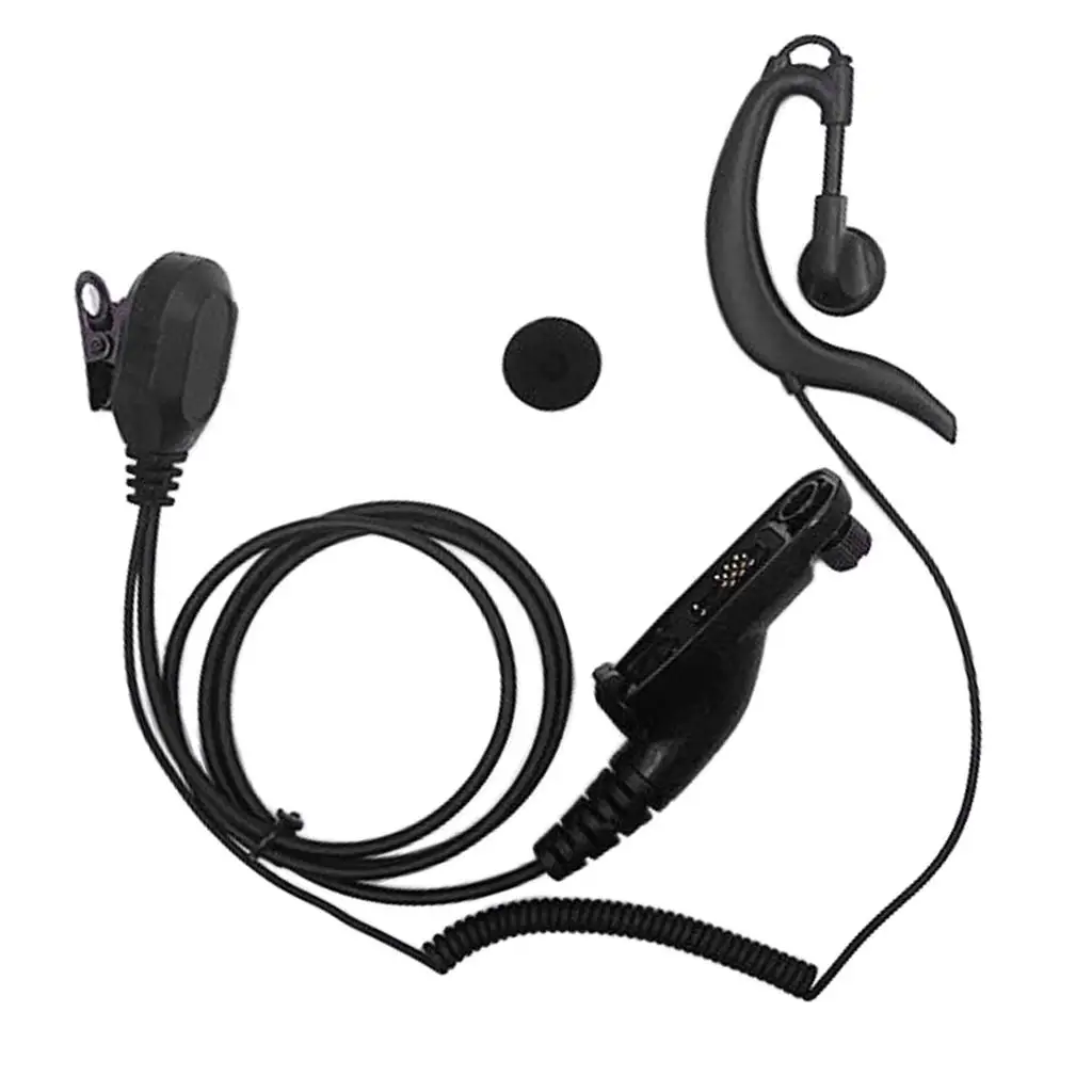2 Way Radio Earpiece PTT G Style Headset Clear Audio for Motorola XPR 6380 APX 3000 Bouncer Restaurant Shift