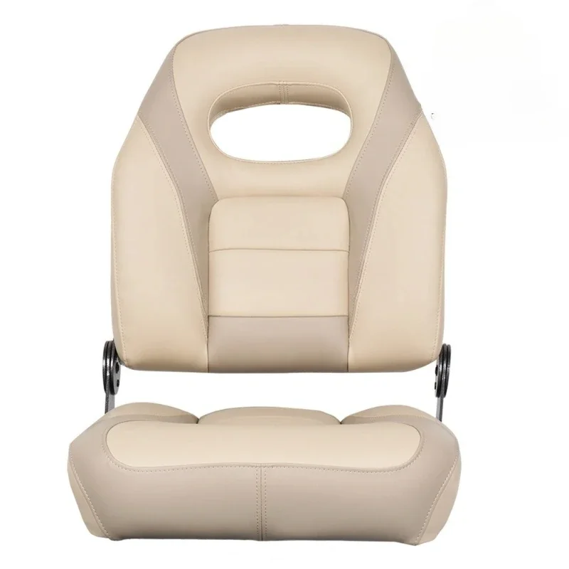 Boat Soft Bag Seat, Outdoor Yacht Fishing Chair Passenger Seat, Speedboat RV House Boat Folding Seat Camel