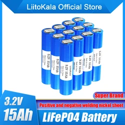 8-32pcs LiitoKala 33140 3.2v 15Ah lifepo4 12v 24V 36V 48V 20AH 30AH ebike electric bicycles RV Motorhome scooter